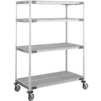 MetroMax i&reg; Stem Caster Cart, 4 Tiers, 24" x 69" x 48", 900 lbs. Capacity St. Lawrence Industrial & Safety Supply