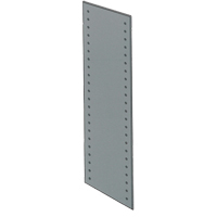 Slotted Angle End Panel, 84" H, 18" D, Galvanized Steel St. Lawrence Industrial & Safety Supply