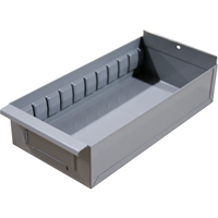 Boîte pour tablette de rayonnage enclenchable Interlok, Acier, 5-5/8" la x 18" p, 4-3/4" h, Gris St. Lawrence Industrial & Safety Supply