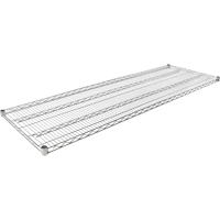 Tablette en treillis pour &eacute;tag&egrave;re robuste en treillis chromat&eacute;, 60" la x 24" p, Capacit&eacute; de 600 lb St. Lawrence Industrial & Safety Supply