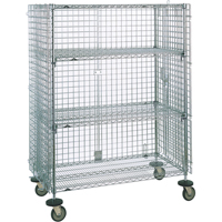 Chariots de s&eacute;curit&eacute;, Chrom&eacute;, 21-1/2" x 68-1/2 x 50-1/2", Capacit&eacute; 500 lb St. Lawrence Industrial & Safety Supply
