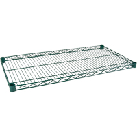 Tablette pour &eacute;tag&egrave;re robuste en treillis au fini d'&eacute;poxyde vert, 36" la x 24" p, 800 lb Capacit&eacute; St. Lawrence Industrial & Safety Supply