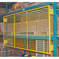 Grilles de protection arri&egrave;re pour palettier, 96" la x 48" h, Ferrures de 6" St. Lawrence Industrial & Safety Supply