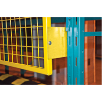 Grilles de protection arri&egrave;re pour palettier, 96" la x 48" h, Ferrures de 6" St. Lawrence Industrial & Safety Supply