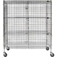 Chariot de s&eacute;curit&eacute;, Chrom&eacute;, 60" x 69" x 24", Capacit&eacute; 500 lb St. Lawrence Industrial & Safety Supply