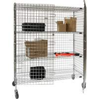 Chariot de s&eacute;curit&eacute;, Chrom&eacute;, 60" x 69" x 24", Capacit&eacute; 500 lb St. Lawrence Industrial & Safety Supply