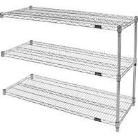 &eacute;tag&egrave;res robustes en treillis chromat&eacute;, Ensemble Ajout, Tiers 3, 30" la x 33" h x 14" p St. Lawrence Industrial & Safety Supply