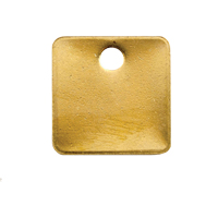 Blank Tags, Brass, 1.25" dia St. Lawrence Industrial & Safety Supply