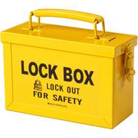 Coffret de s&eacute;curit&eacute; de groupe, Jaune St. Lawrence Industrial & Safety Supply