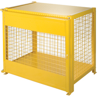 Armoires pour cylindres &agrave; gaz, nbre de bouteilles: 6, 44" , 30" , 37" , Jaune St. Lawrence Industrial & Safety Supply