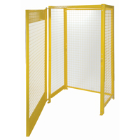 Armoires pour cylindres &agrave; gaz, nbre de bouteilles: 10, 44" , 30" , 74" , Jaune St. Lawrence Industrial & Safety Supply