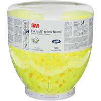 Bouchons d'oreilles E-A-RSoft Yellow Neon, Vrac - Contenant St. Lawrence Industrial & Safety Supply