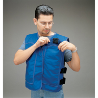 ALLEGRO INDUSTRIES Cooling Vests with Insert Pockets, Large, Royal Blue St. Lawrence Industrial & Safety Supply