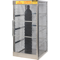Armoires en aluminium pour bouteilles GPL, nbre de bouteilles: 10, 30" , 32" , 65" , Argent St. Lawrence Industrial & Safety Supply