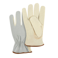 Split Back Driver's Gloves, Large, Grain Cowhide Palm St. Lawrence Industrial & Safety Supply