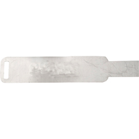 Aluminum Blank Tags, 1" W x 10" H St. Lawrence Industrial & Safety Supply