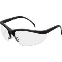 Lunettes de s&eacute;curit&eacute; Klondike, Lentille Transparent, Anti-&eacute;gratignures, R&eacute;pond ou surpasse la norme CSA Z94.3 St. Lawrence Industrial & Safety Supply