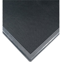 Sanitizing Footbath Mat No. 222, Rubber, 2' W x 2-2/3' L x 1/2" Thick, Black St. Lawrence Industrial & Safety Supply