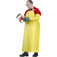 Tabliers ignifuges, N&eacute;opr&egrave;ne/Polyester, 48" lo x 35" la, Jaune St. Lawrence Industrial & Safety Supply