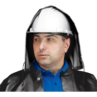Capuchon imperm&eacute;able SBR Vulcan, Taille unique, Noir, Caoutchouc St. Lawrence Industrial & Safety Supply