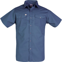 Work Shirts, Men's, Small, Navy Blue St. Lawrence Industrial & Safety Supply