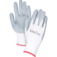 Gants l&eacute;gers enduits et respirants, 7/Petit, R&ecirc;vetement Mousse de nitrile, Calibre 13, Enveloppe en Polyester St. Lawrence Industrial & Safety Supply