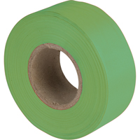 Flagging Tape, 1.1875" W x 150' L, Fluorescent Green St. Lawrence Industrial & Safety Supply