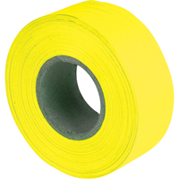 Flagging Tape, 1.2" W x 150' L, Fluorescent Yellow St. Lawrence Industrial & Safety Supply