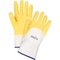 Gants enduits au fini rugueux, 10/T-Grand, R&ecirc;vetement Latex de caoutchouc, Enveloppe en Coton St. Lawrence Industrial & Safety Supply