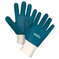 Gants &agrave; poignet en tricot de poids lourd, 8/Moyen, R&ecirc;vetement Nitrile, Enveloppe en Coton St. Lawrence Industrial & Safety Supply