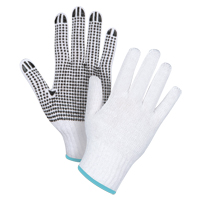 Gants tricot&eacute;s &agrave; pois, Poly/coton, Un c&ocirc;t&eacute;, Calibre 7, T-Grand St. Lawrence Industrial & Safety Supply