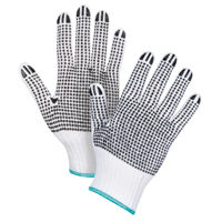 Gants tricot&eacute;s deux c&ocirc;t&eacute;s &agrave; pois, Poly/coton, Deux c&ocirc;t&eacute;s, Calibre 7, T-Grand St. Lawrence Industrial & Safety Supply