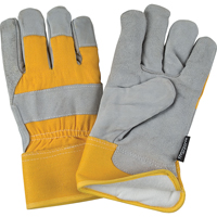 Gants d'ajusteur doubl&eacute;s pour l'hiver &agrave; chaleur sup&eacute;rieure, Moyen, Paume en Cuir de vache refendu, Doublure en Thinsulate St. Lawrence Industrial & Safety Supply