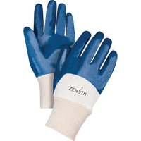 Gants &agrave; doublure interlock de poids moyen, 10/T-Grand, R&ecirc;vetement Nitrile, Enveloppe en Coton St. Lawrence Industrial & Safety Supply