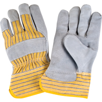 Premium Rugged Fitters Gloves, Large, Split Cowhide Palm, Cotton Inner Lining St. Lawrence Industrial & Safety Supply