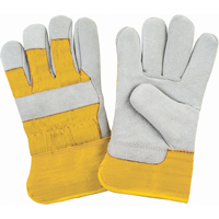 Premium Winter-Lined Fitters Gloves, Medium, Split Cowhide Palm, Foam Fleece Inner Lining St. Lawrence Industrial & Safety Supply