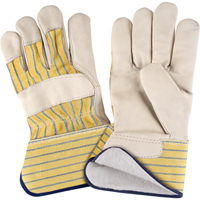 Gant pour ajusteur doubl&eacute;s pour l'hiver r&eacute;sistant &agrave; l'abrasion, T-Grand, Paume en Cuir fleur de vache, Doublure en Molleton de coton St. Lawrence Industrial & Safety Supply
