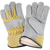Winter-Lined Fitters Gloves, X-Large, Split Cowhide Palm, Cotton Fleece Inner Lining St. Lawrence Industrial & Safety Supply