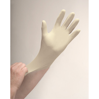 Gants d'examen de premi&egrave;re qualit&eacute; pour peau sensible, Moyen, Latex, 4 mils, Poudr&eacute;s, Naturel St. Lawrence Industrial & Safety Supply