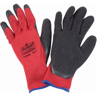 Gants enduits de latex de caoutchouc naturel, 9/Grand, R&ecirc;vetement Latex de caoutchouc, Calibre 10, Enveloppe en Polyester/Coton St. Lawrence Industrial & Safety Supply