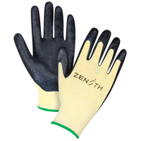Gants r&eacute;sistants &agrave; la coupe avec prise sup&eacute;rieure, Taille Moyen/8, Calibre 13, Rev&ecirc;tement Mousse de nitrile, Enveloppe en Aramide, ANSI/ISEA 105 niveau 3/EN 388 niveau 5 St. Lawrence Industrial & Safety Supply