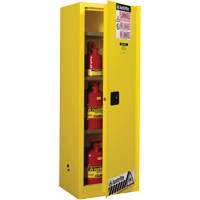 Armoire de s&eacute;curit&eacute; pour produits inflammables EX Slimline Sure-Grip , 22 gal., 1 Porte(s), 23,25" La x 65" h x 18" p St. Lawrence Industrial & Safety Supply