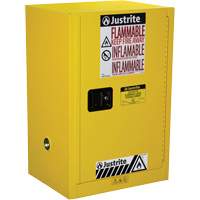 Armoire de s&eacute;curit&eacute; compacte pour produits inflammables EX Sure-Grip, 12 gal., 1 Porte(s), 23,25" La x 35" h x 18" p St. Lawrence Industrial & Safety Supply