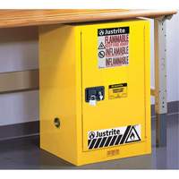 Armoire de s&eacute;curit&eacute; compacte pour produits inflammables EX Sure-Grip, 12 gal., 1 Porte(s), 23,25" La x 35" h x 18" p St. Lawrence Industrial & Safety Supply