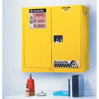 Armoires de s&eacute;curit&eacute; murales Sure-Grip EX, 20 gal., 2 Porte(s), 43" La x 44" h x 12" p St. Lawrence Industrial & Safety Supply