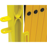 Barri&egrave;re Xpandit, 36" h x 11,5' lo, Noir/Jaune St. Lawrence Industrial & Safety Supply
