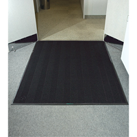 Tapis Waterhog Eco Elite, Essuie-pieds/grattoir, 4' x 6' x 3/8", Fum&eacute;e noire St. Lawrence Industrial & Safety Supply