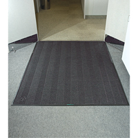 Tapis Waterhog Eco Elite, Essuie-pieds/grattoir, 3' x 5' x 3/8", Cendre grise St. Lawrence Industrial & Safety Supply