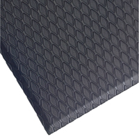 Tapis Cushion Select, Losange, 2' x 3' x 5/8", Charbon, Nitrile/PVC St. Lawrence Industrial & Safety Supply