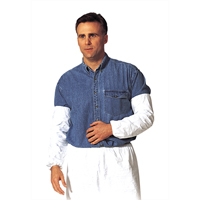 Manchettes, Longueur de 18", Tyvek 400, Blanc St. Lawrence Industrial & Safety Supply